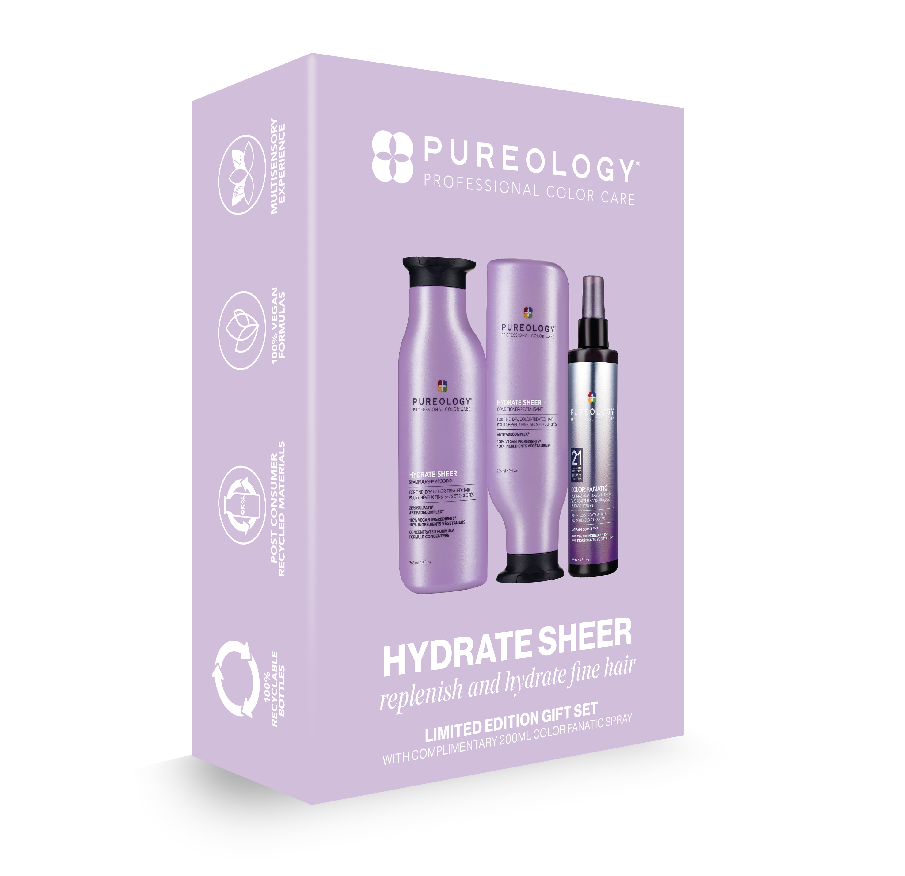 Pureology Hydrate Sheer Christmas Pack BLAZE PROFESSIONNEL STORE