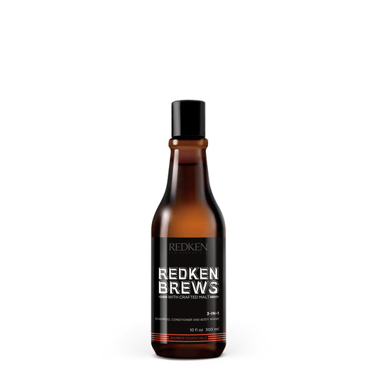 REDKEN BREWS | 3-in-1 Shampoo, Conditioner, Body Wash
