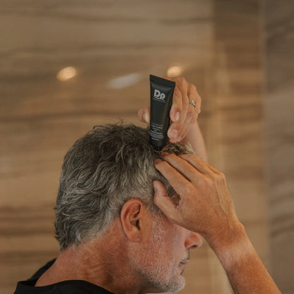 Exo Grow Hair Tonic with peptides and plant extracts for boosting hair density and stimulating healthy scalp growth.